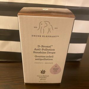 Drunk Elephant D-Bronzi anti pollution sunshine drops brand new in box